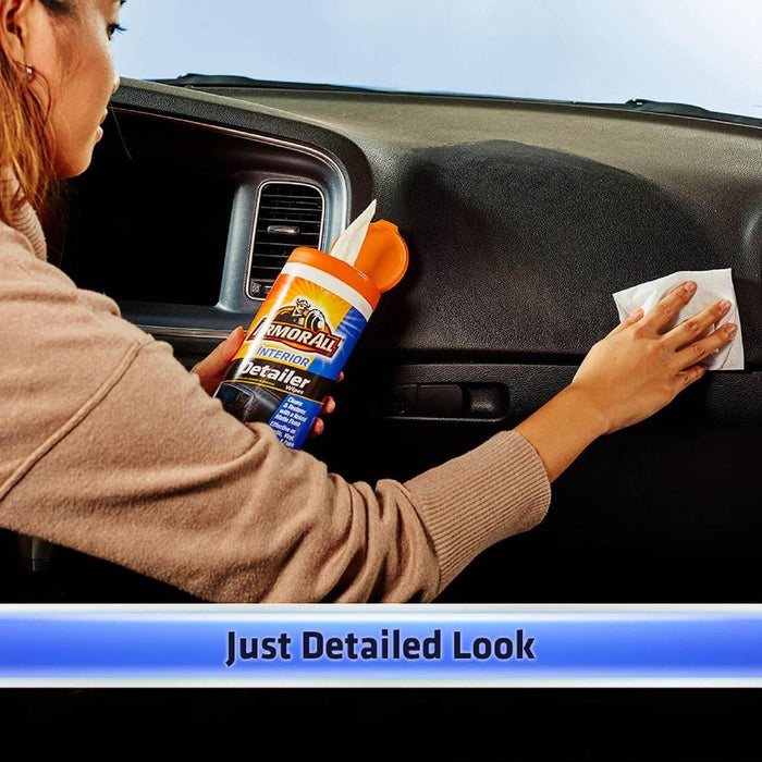 Armor All Interior Detailer Wipes Automotive Wash 25 ct - 6 Pack