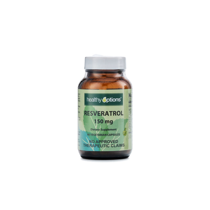 Healthy Options Resveratrol 150mg 60 Capsules