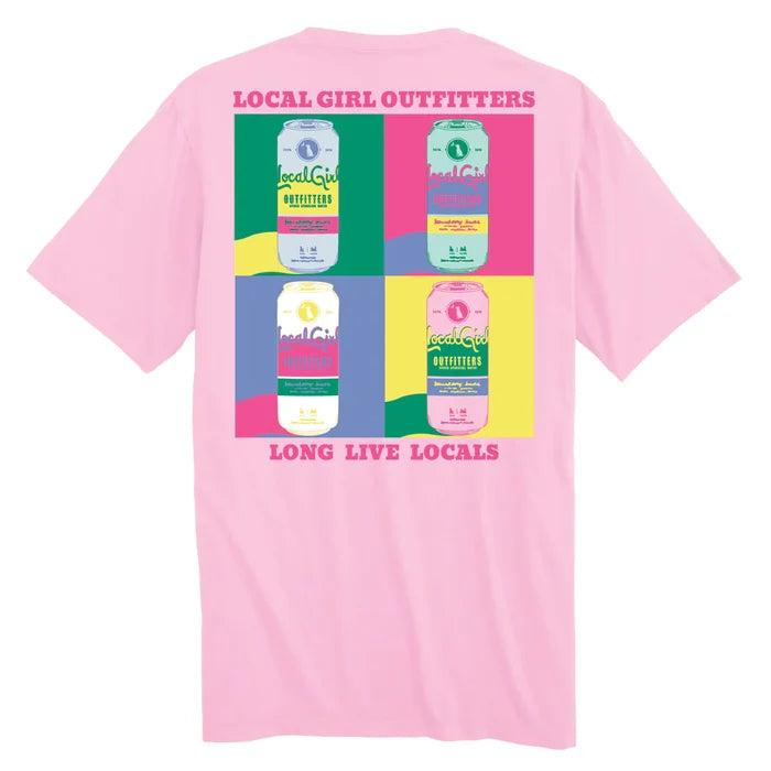 Local Boy Outfitters Women's Chico Pop Art Short Sleeve Tee