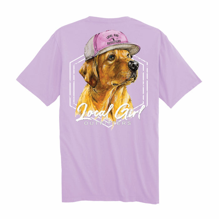 Local Girl Women's Lab in Hat Short Sleeve T-shirt