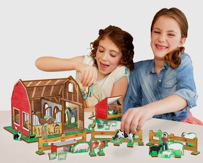 Storytime Toys Little Bo Peep’s Family Farm & Playset