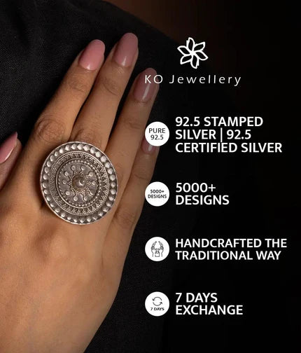 The Shavya Silver Earrings