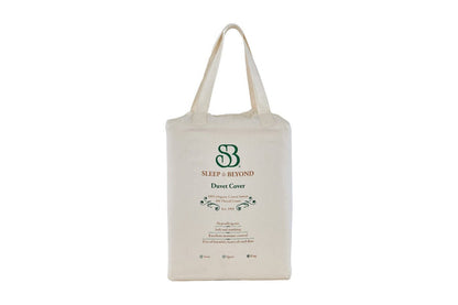 Sleep & Beyond 100% Organic Cotton Sateen Duvet Cover Set