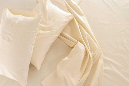 Sleep & Beyond 100% Organic Cotton Sateen Pillowcase Pair