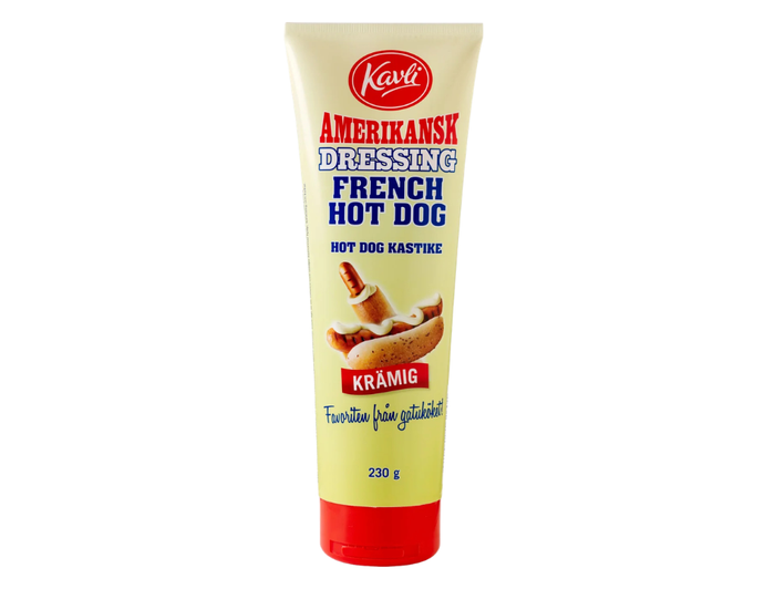 3 Bottles of Kavli French Hot Dog Dressing - 230g (8.11 oz)