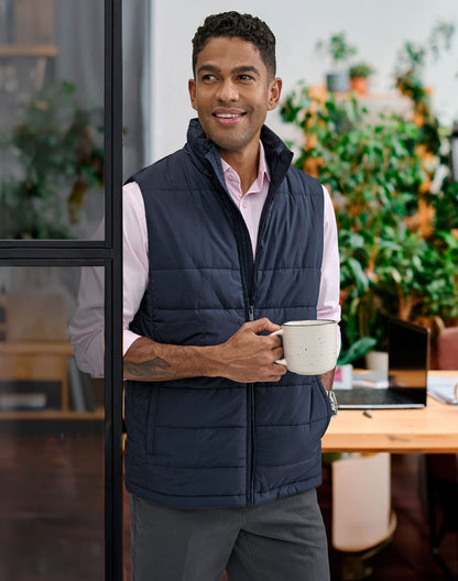 3D Cut Sustainable Insulated Puffer Vest