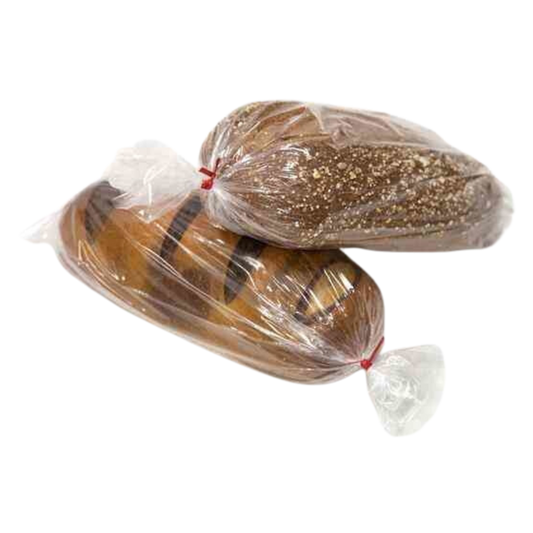 4 lb Clear Side Gusseted Poly Bag