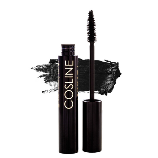 COSLINE Mascara 97 Black Waterproof Swatch