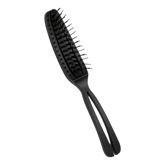 Acca Kappa Airy No. 3- 100 % Boar Bristles Bi-Level Soft Nylon Pins