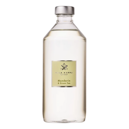 Acca Kappa Mandarin & Green Tea duftspreder refill i glassflaske med etikett