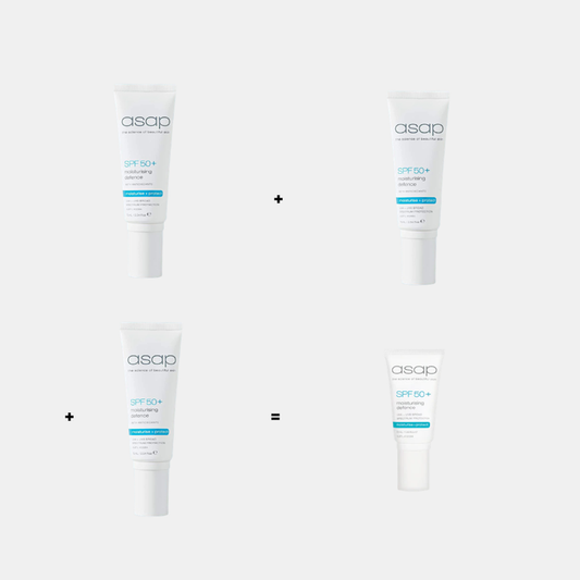 ASAP Skincare Skincare ASAP Moisturising Defense SPF50 Bulk Lot = FREE Travel Size SPF