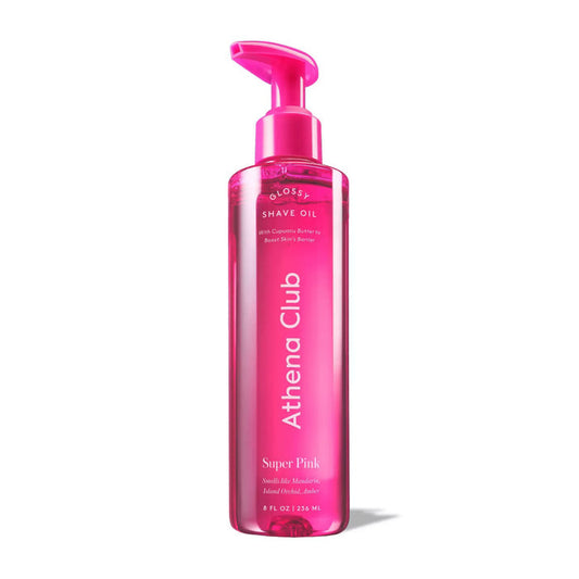 Athena Club Glossy Shave Oil - Super Pink - 8 fl oz