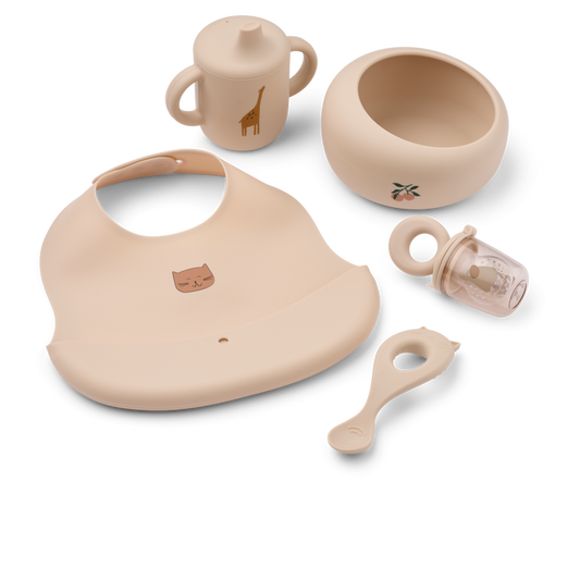 Liewood - Baby Mealtime Set - Mileah - Apple Blossom