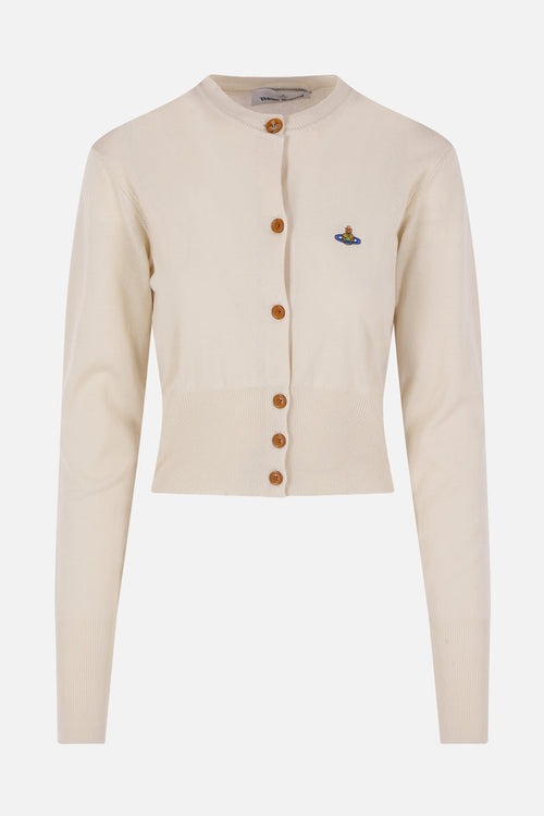 Bea cropped cardigan in cotton