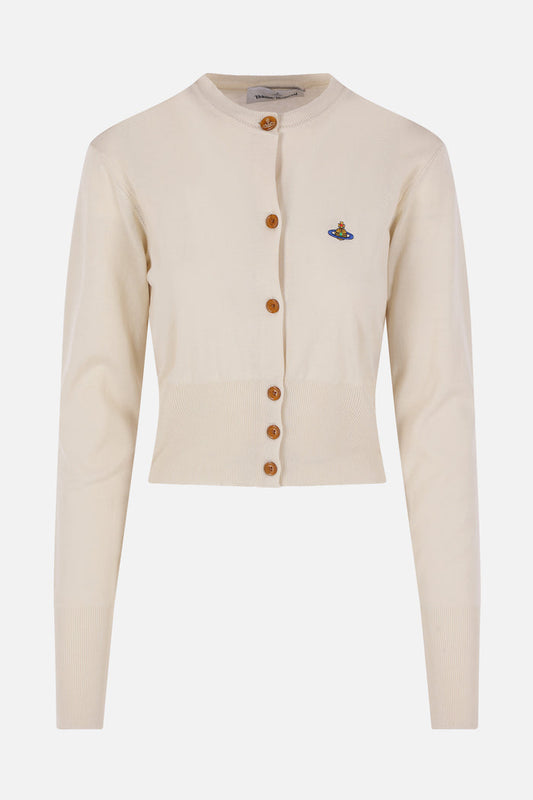 Bea cropped cardigan in cotton