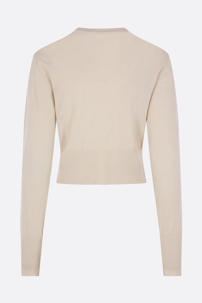 Bea cropped cardigan in cotton