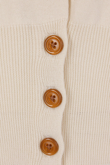 Bea cropped cardigan in cotton
