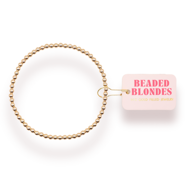 Beaded Blondes 3MM Beaded Bracelet