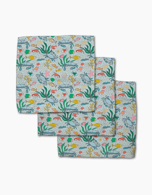 Beneath the Waves Dishcloth Set - Olita Gifts & Goods