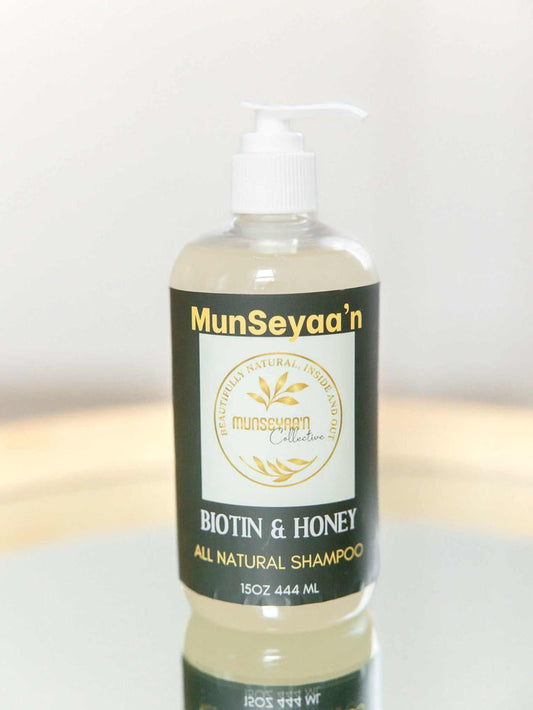Biotin and Honey Shampoo, Conditioner & Mist: Bundle MunSeyaa'n Collective