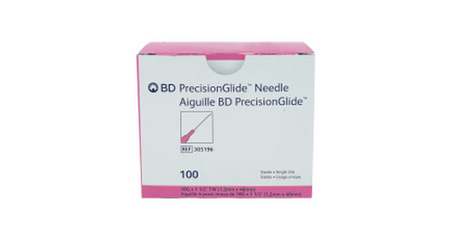 Blood Needles 18Gx1.5" (100/Box)