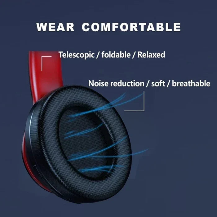 Bluetooth Noise Cancelling Over-Ear Wireless Headphones