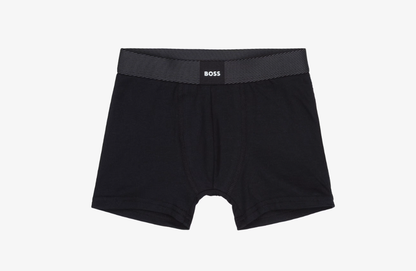 BOSS Boys Beige & Black Cotton Boxer Shorts (2 Pack)