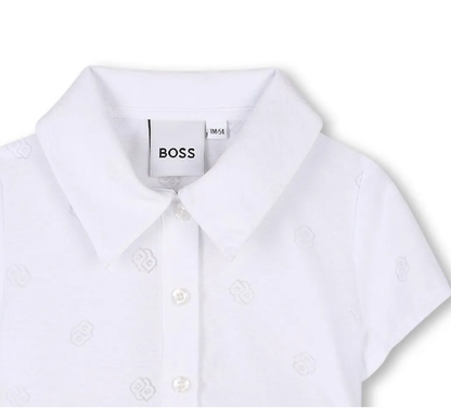 BOSS button-fastening dress