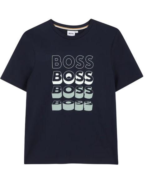 BOSS logo-print T-shirt