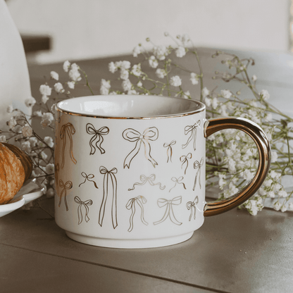 Bows 14 oz Coffee Mug - Olita Gifts & Goods