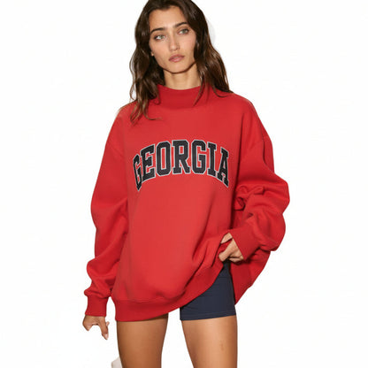 Bucketlist Women's Georgia Reversible Mock Neck Sweatshirt