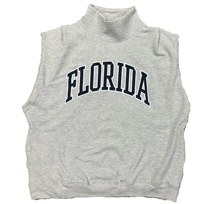 Bucketlist Women's Sleeveless Mock Neck - FLORIDA