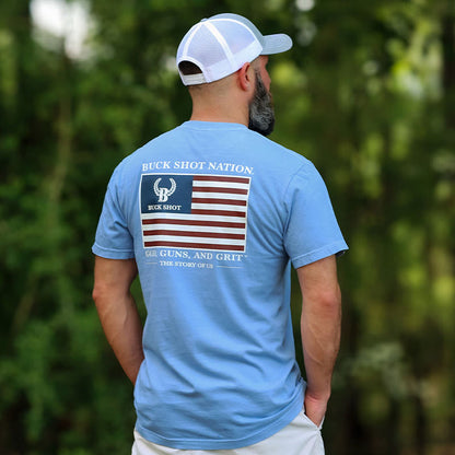 Buckshot Apparel God, Guns, Grit T-shirt