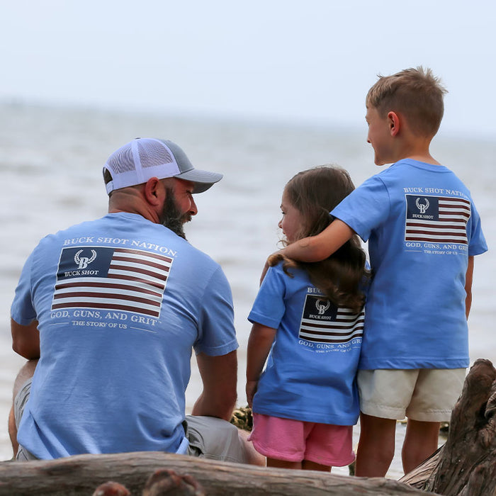 Buckshot Apparel God, Guns, Grit T-shirt