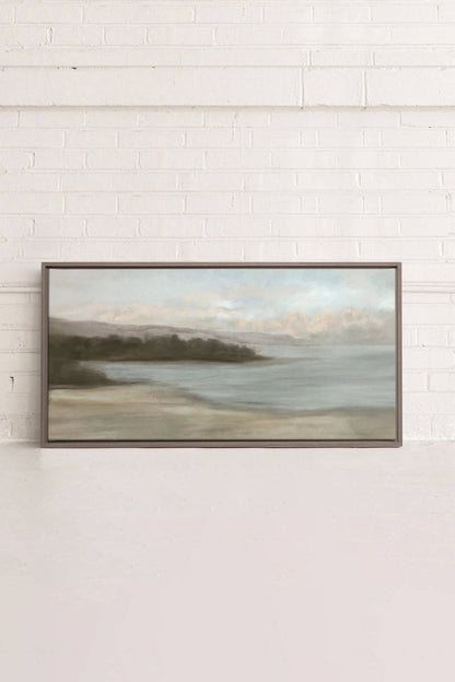 CALME SUR LA RIVE, canvas wall art print - Magnolia Lane co. Home + Garden + Gift
