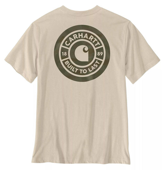 Carhartt Men's Irvine Relaxed Camo Rivet Short Sleeve T-shirt