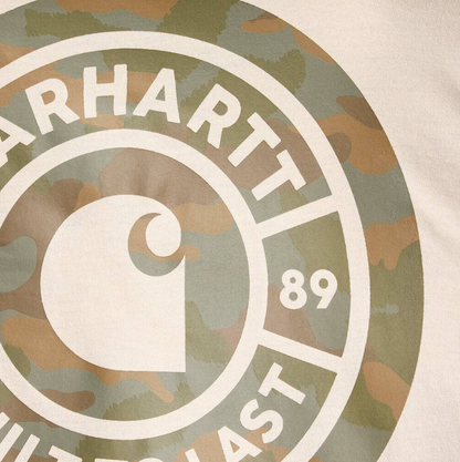 Carhartt Men's Irvine Relaxed Camo Rivet Short Sleeve T-shirt