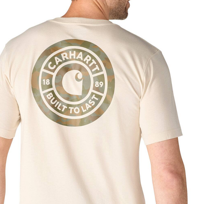 Carhartt Men's Irvine Relaxed Camo Rivet Short Sleeve T-shirt
