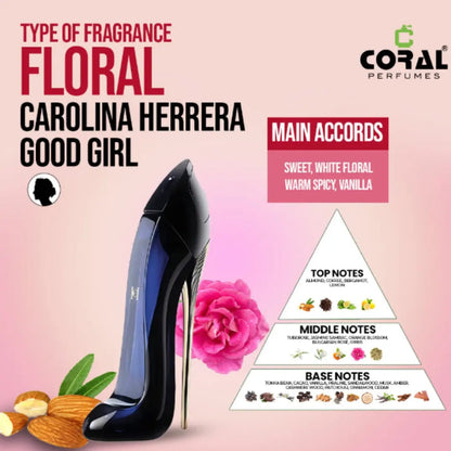 carolina herrera good girl edp 80ml bl100ml spray 10ml set