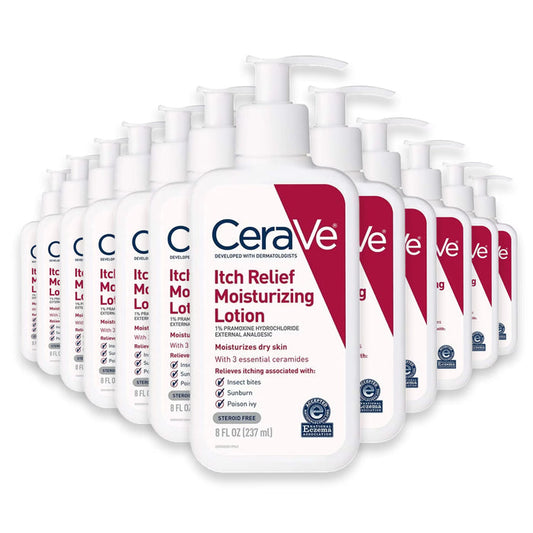 CeraVe Itch Relief Moisturizing Lotion 8 oz - 12 Pack