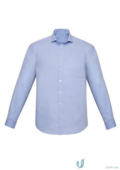 Light blue Charlie Classic Fit LS Shirt with RS968ML Mechanical Stretch for versatile style
