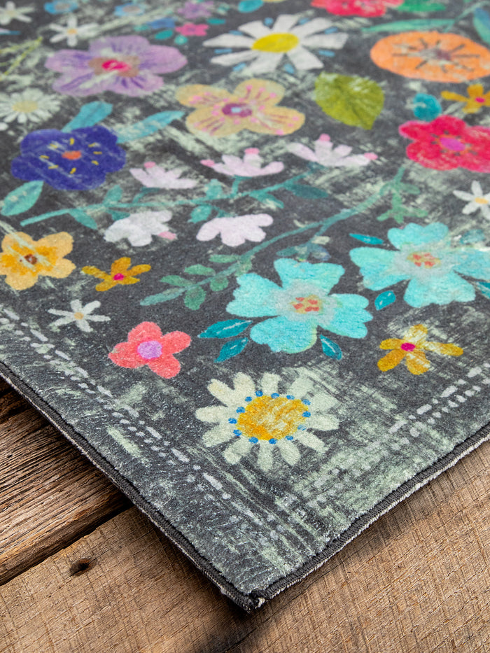 2' x 8' Runner Chenille Rug|Wildflower-view 3