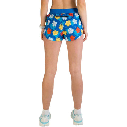 ChicknLegs Women's Hawaiian Split Shorts 1.5"