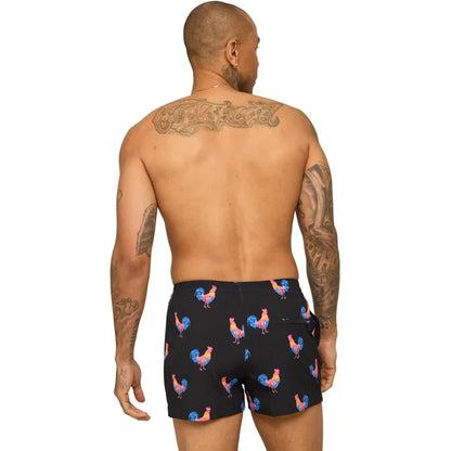 Chubbies Men's Cockadoodle Doozies Lined Swim Trunks - 4" inseam