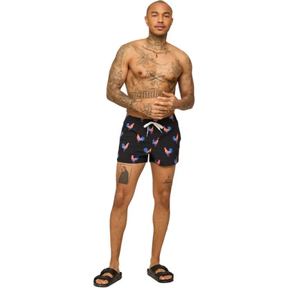 Chubbies Men's Cockadoodle Doozies Lined Swim Trunks - 4" inseam