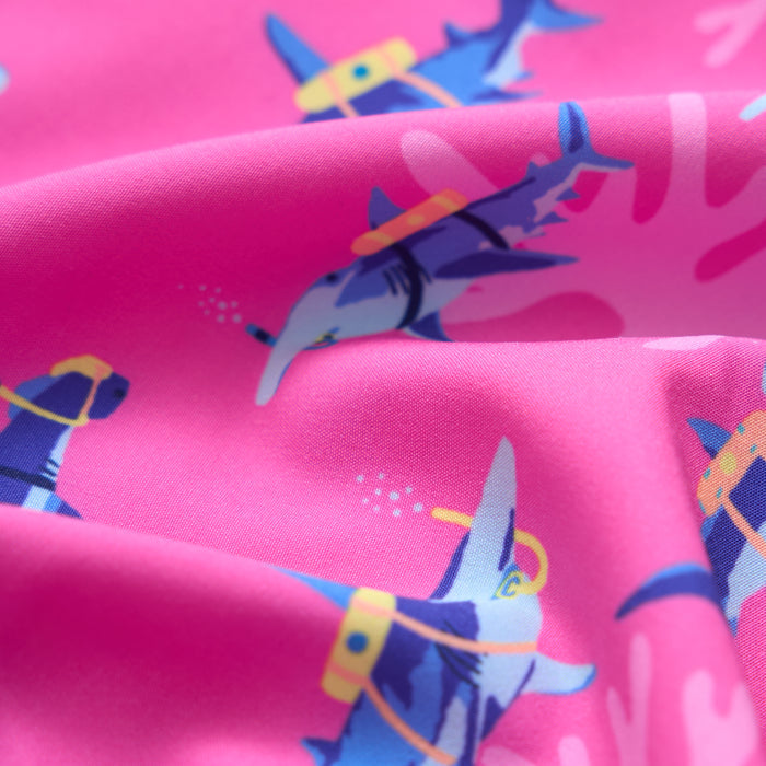 Chubbies Youth The Great Pink Sharks Swim Trunks