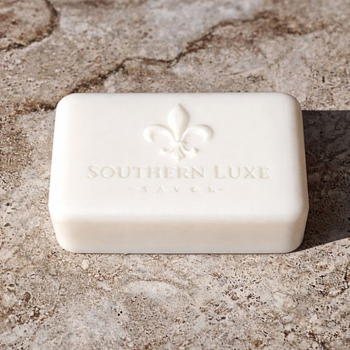 Dapper from the Barber luxury men's bath bar handcrafted with avocado oil and coconut oil by Southern Luxe Savon