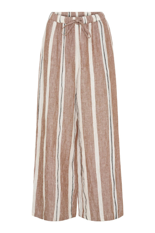 DELPHINE STRING PANT in Cambridge Brown by Annie Mi