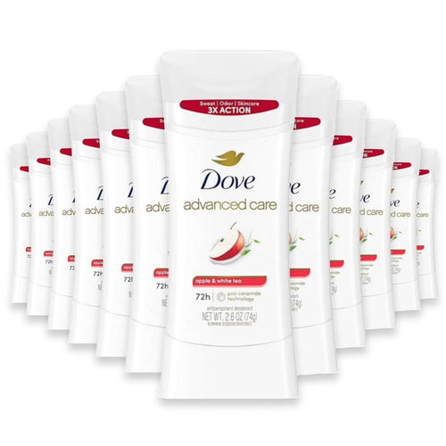 Dove Advanced Care Apple & White Tea - 2.6oz - 12 Pack