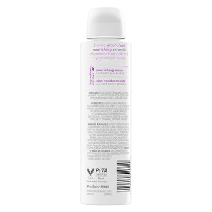 Dove Whole Body Deodorant Spray, Lavender Bloom - 4oz - 12 Pack
